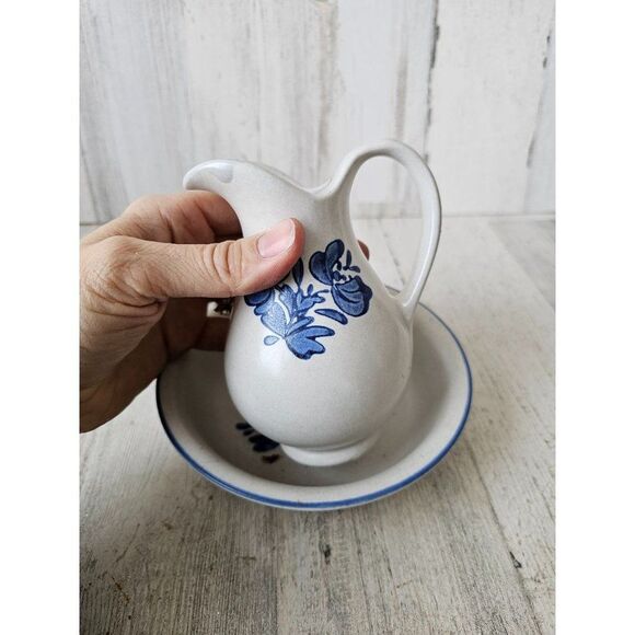 Pfaltzgraff mini milk jug picture water decor home - Picture 3 of 5